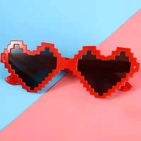 Funny Heart Shape Resin Special-shaped Mirror Full Frame Women's Sunglasses main image 1