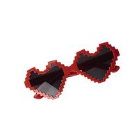 Funny Heart Shape Resin Special-shaped Mirror Full Frame Women's Sunglasses main image 2