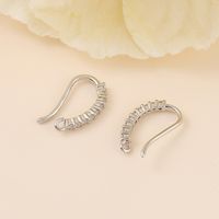 1 Pair Copper Zircon Geometric Simple Style sku image 2