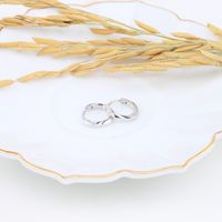 1 Pair Simple Style Solid Color Plating Sterling Silver Gold Plated Earrings main image 8