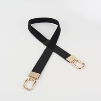 Classic Style Solid Color Alloy Women's Leather Belts main image 8