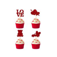 Valentine's Day Cartoon Style Letter Paper Party Festival Cake Decorating Supplies main image 2
