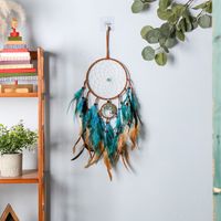 Ethnic Style Dreamcatcher Artificial Feather Iron Pendant Wall Art sku image 1