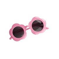 Funny Simple Style Flower Resin Special-shaped Mirror Flowers Full Frame Women's Sunglasses main image 2