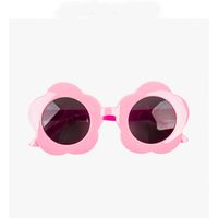 Funny Simple Style Flower Resin Special-shaped Mirror Flowers Full Frame Women's Sunglasses main image 4