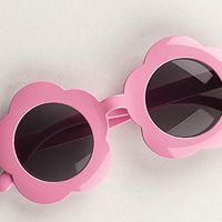 Funny Simple Style Flower Resin Special-shaped Mirror Flowers Full Frame Women's Sunglasses main image 5
