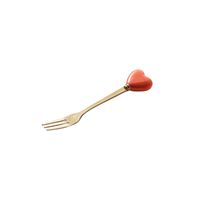 Valentine's Day Chinoiserie Casual Solid Color Stainless Steel Spoon 1 Piece sku image 7