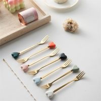 Valentine's Day Chinoiserie Casual Solid Color Stainless Steel Spoon 1 Piece main image 1