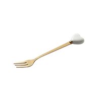 Valentine's Day Chinoiserie Casual Solid Color Stainless Steel Spoon 1 Piece sku image 1