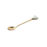 Valentine's Day Chinoiserie Casual Solid Color Stainless Steel Spoon 1 Piece sku image 2