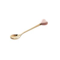 Valentine's Day Chinoiserie Casual Solid Color Stainless Steel Spoon 1 Piece sku image 22