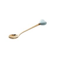 Valentine's Day Chinoiserie Casual Solid Color Stainless Steel Spoon 1 Piece sku image 18