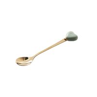 Valentine's Day Chinoiserie Casual Solid Color Stainless Steel Spoon 1 Piece sku image 26