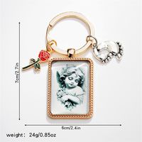 Cartoon Style Cartoon Character Metal Unisex Bag Pendant Keychain sku image 4