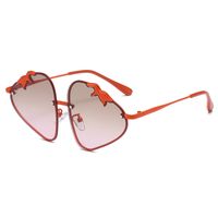 Cute Strawberry Tac Special-shaped Mirror Full Frame Kids Sunglasses sku image 1
