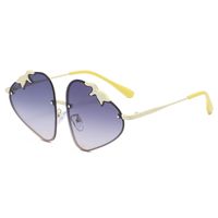 Cute Strawberry Tac Special-shaped Mirror Full Frame Kids Sunglasses sku image 4