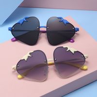 Cute Strawberry Tac Special-shaped Mirror Full Frame Kids Sunglasses main image 7