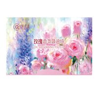 Cute Pastoral Flower Oil-absorbing Sheets Compressed Face Towel 1 Set main image 2