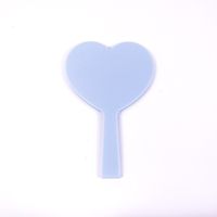 Cute Heart Shape Plastic Mirror 1 Piece sku image 3