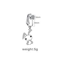1 Piece Tongue Rings Casual Shiny Star Moon Heart Shape Stainless Steel Alloy Plating Inlay Rhinestones Glass White Gold Plated Gold Plated sku image 12