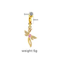 Casual Retro Simple Style Animal Starry Sky Moon Stainless Steel Alloy Copper White Gold Plated Gold Plated Rhinestones Belly Ring In Bulk sku image 15
