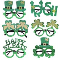 St. Patrick Cute Vintage Style Shamrock Plastic Party Carnival Party Blindfold main image 10