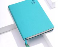 1 Piece Solid Color Class Learning Pu Leather Novelty Notebook main image 5