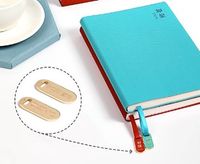 1 Piece Solid Color Class Learning Pu Leather Novelty Notebook main image 6