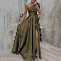 Women's Regular Dress Elegant Collarless Sleeveless Solid Color Maxi Long Dress Daily Street sku image 1