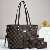 Women's Large Pu Leather Color Block Vintage Style Classic Style Bucket Zipper Shoulder Bag main image 5