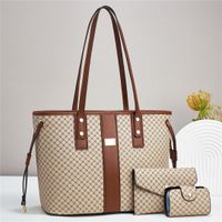 Women's Large Pu Leather Color Block Vintage Style Classic Style Bucket Zipper Shoulder Bag main image 6