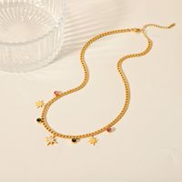 Vintage Style Star Alloy Plating Women's Necklace main image 5