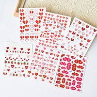 Valentine's Day Sweet Heart Shape Plastic Nail Decoration Accessories 1 Set main image 5