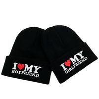 Unisex Simple Style Letter Embroidery Eaveless Wool Cap main image 1