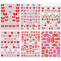 Valentine's Day Sweet Heart Shape Plastic Nail Decoration Accessories 1 Set main image 3