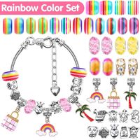 1 Set Sweet Rainbow Starfish Fish Tail Alloy Jewelry Accessories main image 4