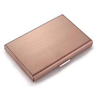 Unisex Solid Color Stainless Steel Buckle Card Holders sku image 5