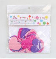 Streetwear Heart Shape Paper Party Colored Ribbons sku image 1