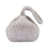 Diamond-studded Handbag Creative Design Trihedron Cosmetic Bag Dinner Bag Handbag main image 2