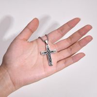 304 Stainless Steel Simple Style Stoving Varnish Cross main image 10