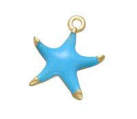 1 Piece Simple Style Star Copper Enamel Jewelry Accessories sku image 6