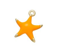 1 Piece Simple Style Star Copper Enamel Jewelry Accessories sku image 8