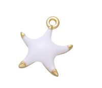 1 Piece Simple Style Star Copper Enamel Jewelry Accessories sku image 2