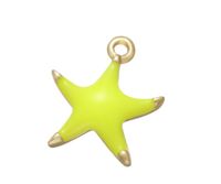 1 Piece Simple Style Star Copper Enamel Jewelry Accessories sku image 4