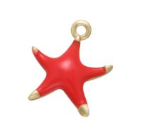 1 Piece Simple Style Star Copper Enamel Jewelry Accessories sku image 3