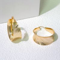 1 Pair Elegant Lady Round Plating Copper Gold Plated Earrings main image 8