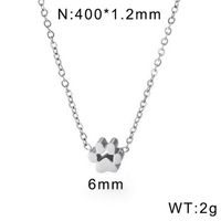 Titanium Steel 18K Gold Plated Simple Style Korean Style Plating Animal Paw Print Bracelets Earrings Necklace sku image 9