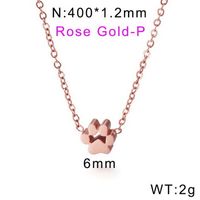 Titanium Steel 18K Gold Plated Simple Style Korean Style Plating Animal Paw Print Bracelets Earrings Necklace sku image 22