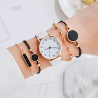 Classic Style Solid Color Buckle Quartz Women's Watches sku image 1