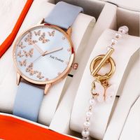 Classic Style Butterfly Buckle Quartz Women's Watches main image 4